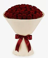 Букет 101 Бордовая роза Блэк Бакарра в Чунском