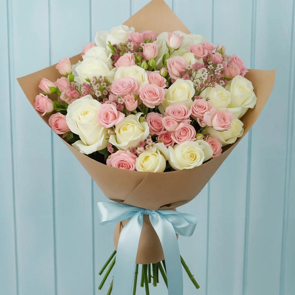 Букет цветов из: Розы в Чунском