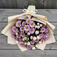 Букет цветов из:  Розы и Хризантемы в Чунском