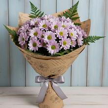 Букет цветов из:  Хризантемы #REPLACE_PRED# Чунском