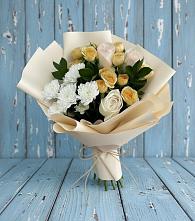 Букет цветов из:  Розы и Хризантемы в Чунском