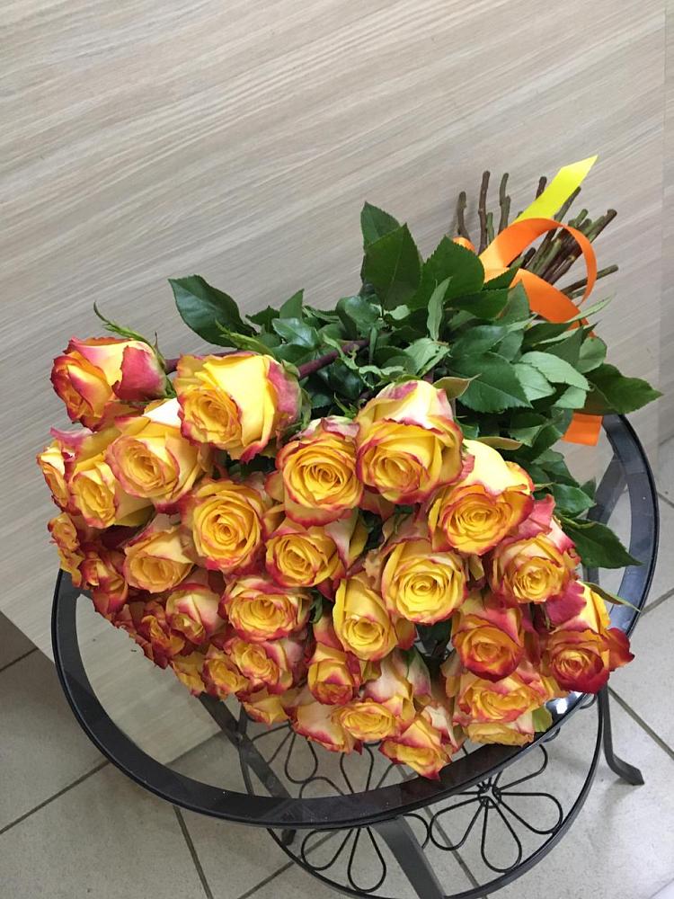 Букет Желтые розы в Чунском