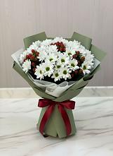 Букет цветов из:  Хризантемы #REPLACE_PRED# Чунском