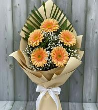Букет цветов из:  Герберы в Чунском