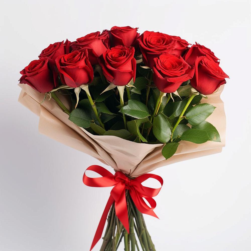 Букет 11 Красных роз Эдлесс Лав в Чунском